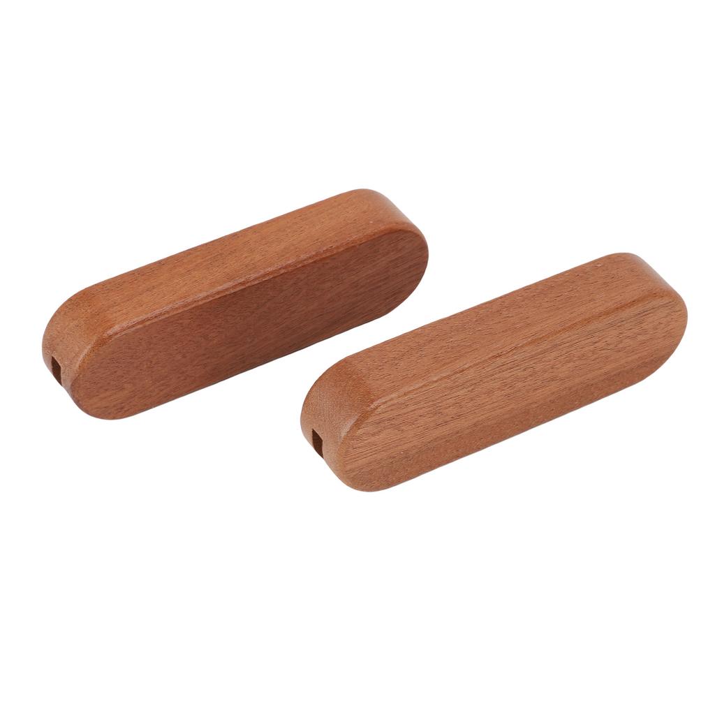 2PCS Wooden Pot Handle Heat Insulation Replacement Handle for Outdoor Camping Grill Pan Cookware
