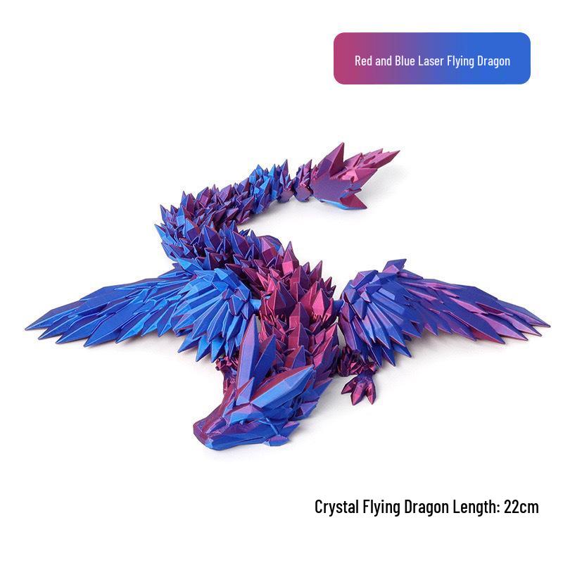 3D Crystal Flying Dragon Toy - Creative Birthday Gift & Ornament for Kids