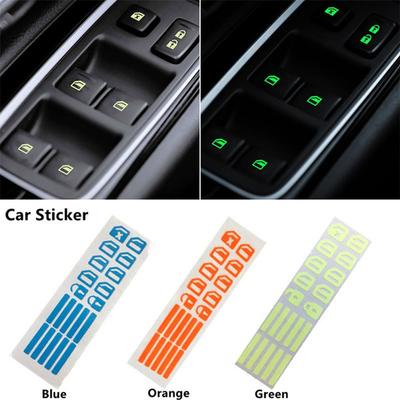 Car Window Luminous Button Sticker