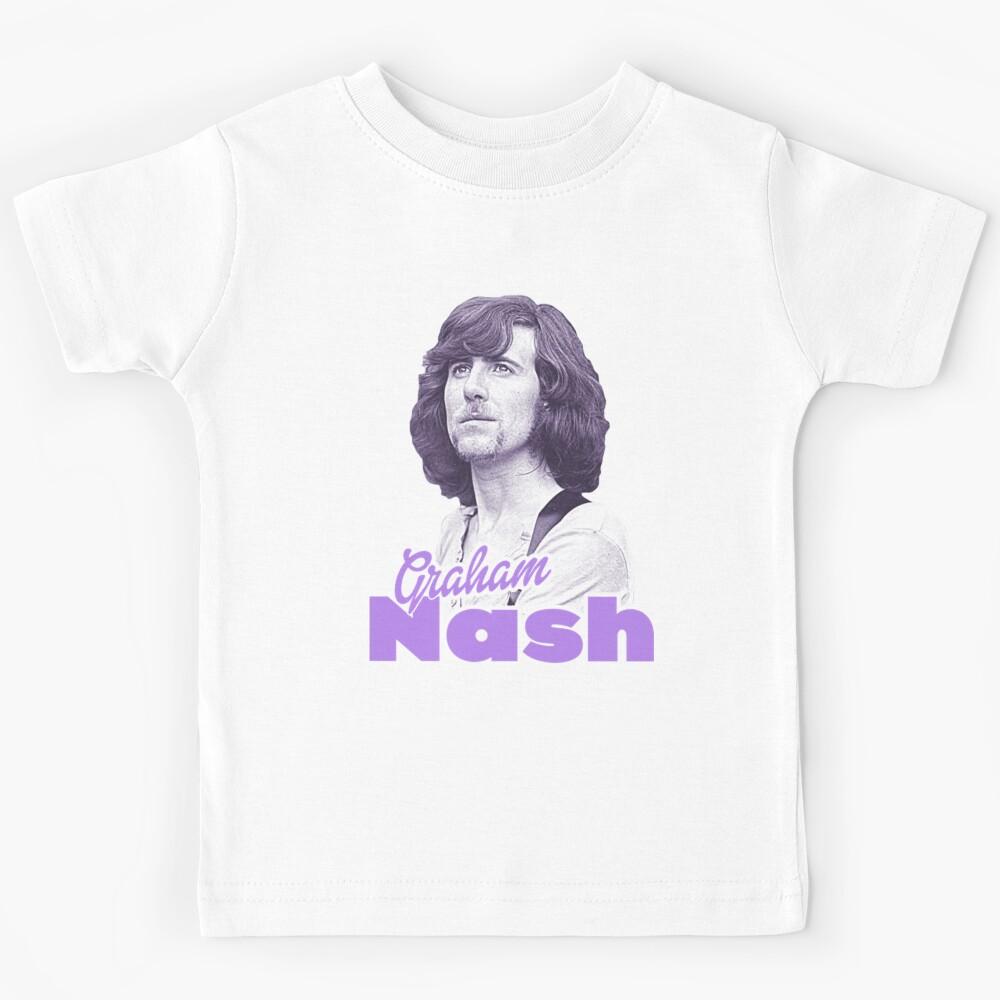 Graham Nash Retro 70S Folk Rock Tribute Kids T-Shirt 150