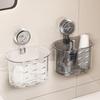 Suction Cup Storage Rack Non-drilling Wall Mounted Container Bathroom Accessories for Shower Kitchens Home Decor