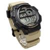 CASIO World Time Digital Watch Black x Khaki [Casio] Men's AE-1000W-5AV (Overseas Model)