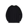 Li Ning Sweatshirts Unisex Black Crew Neck Moderate Regular AWDU343-2