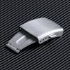 Double Push Button Fold Watch Clasp Deployment Silver Buckle 10 12 14 16 18 20 22mm Watch Strap Band  Stainless Steel Accessory
