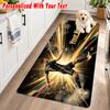 Cristiano Ronaldo Custom Name Flannel Rug Kitchen Mat Non Slip Floor Carpet Personalized Home Decor