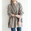 Spring and Autumn New Women's Loose Medium and Long Sweater Women's Casual Large Edition Top