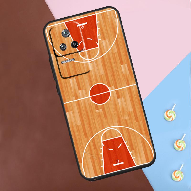 Basketball Court Diagram Case For Xiaomi 13T 14 Pro 11T 12T 12 13 Lite POCO X6 X3 X4 X5 Pro F3 F5 M5s M6 Pro Cover