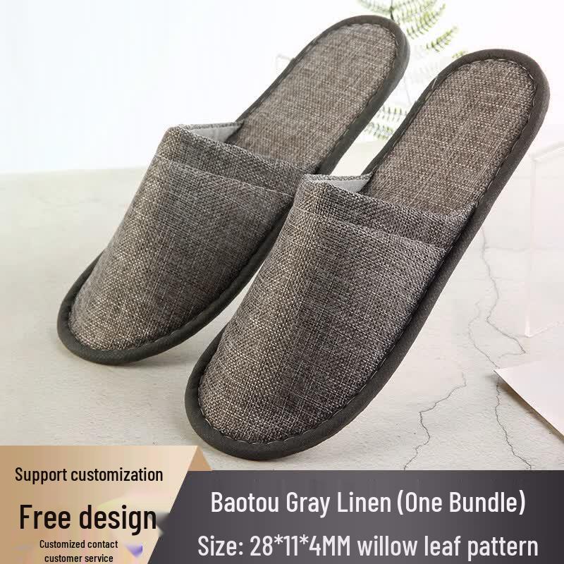 Disposable Cotton Hotel Slippers - Bulk Pack