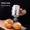 Stainless Steel Chocolate Shaker Cocoa Flour Coffee Sifter 16Pcs Coffee Stencils Template Strew Pad Duster Spray Tools