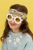 Daisy Glasses White With Yellow Lenses 1pc