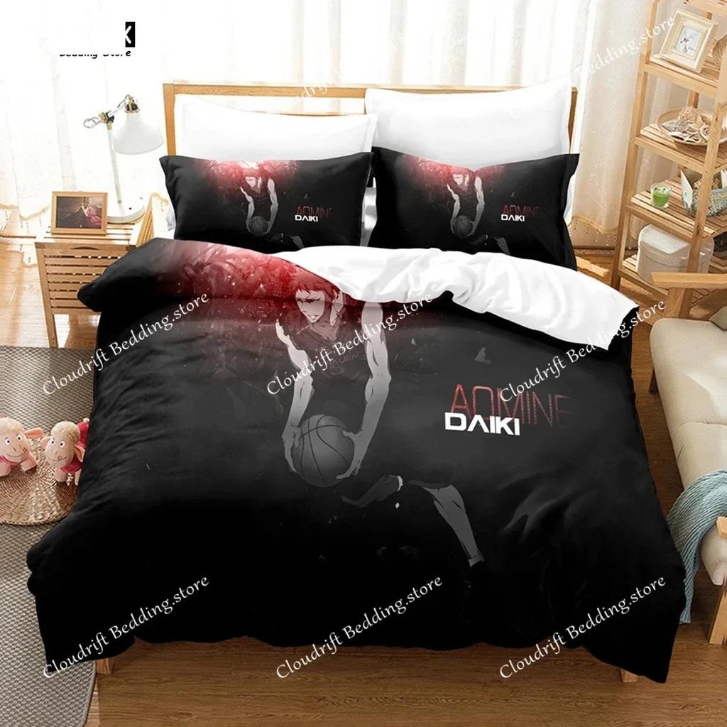 Anime Kuroko's Basketball Bedding Set Boys Girls Twin Queen Size Duvet Cover Pillowcase Bed Kids Adult Home Textileextile026