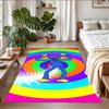 Poppy Playtime Print Crystal Velvet Plush Rug Anti?Slip Wear?Resistant Floor Carpet For Indoor Household Home Decoration