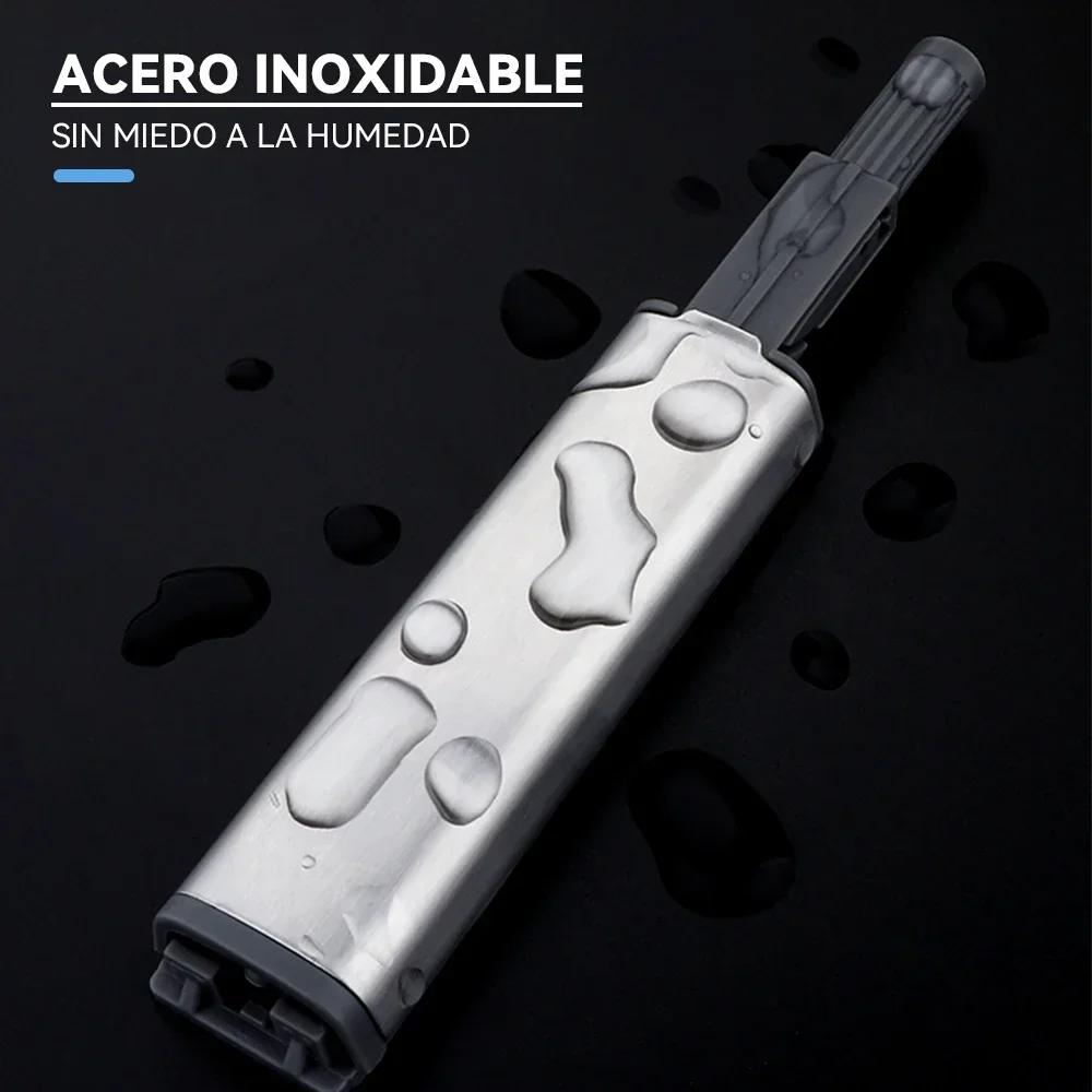 Stainless Steel Magnetic Push Latches for Cabinets Push To Open Cabinet Hardware Push Touch Latch Kitchen Door Pushing