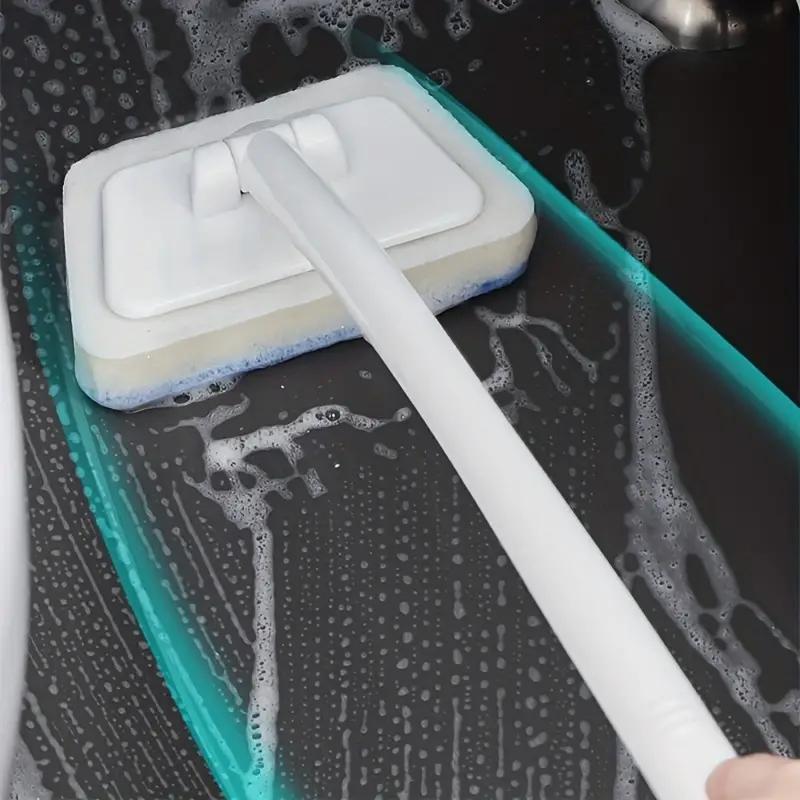 Bathroom Cleaning Brush Wall Brush Multi-function Long Handle Brushes Replaceable Household Bathtub Ceramic Tile Sponge Brush