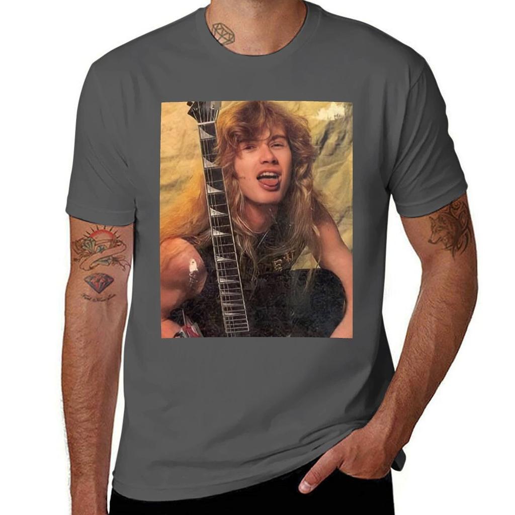 Dave Mustaine Energie T-Shirt Lässig Basic Street Style T-Shirt