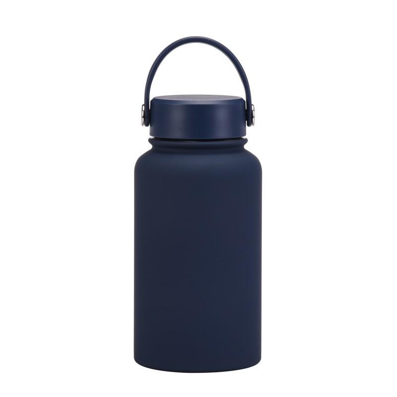 650ml Vacuum Insulated Stainless Steel Travel Water Bottle Outdoor Sports Office Daily Use Leakproof Portable 12H