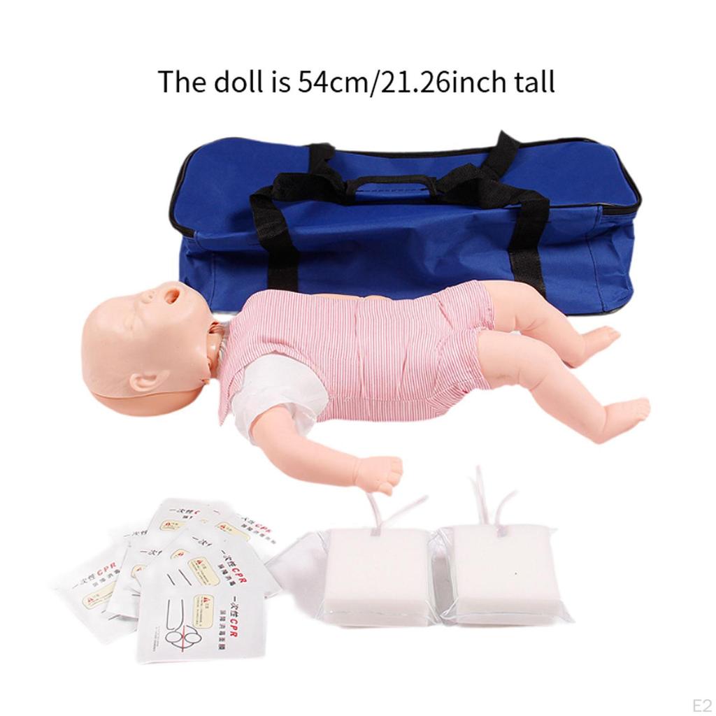 Infant Airway Obstruction Model CPR Training Manikin Practical, Simulated Foreign Bodies Infarct