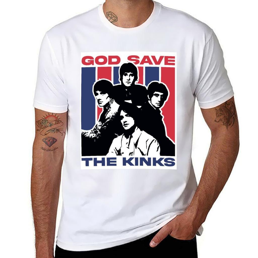 God Save The Kinks Tshirt High Elasticity Sports Tshirt