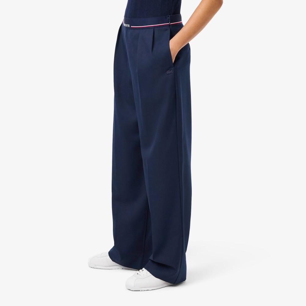 Lacoste Women's Logo Banding Wide Pants HF8428-55N166