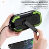 Multi-function FM Radio Outdoor Hand Crank Emergency Radio Waterproof Flashlight Bluetooth-compatible Solar Phone Charger