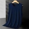 Men's Ice Silk Mesh Vest Lightweight Sports Summer Wear Sleeveless T Shirt Tank Casual Fashion Outerwear