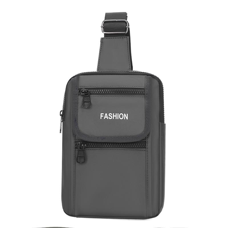 Multi-functional Men's Chest Bag Large Capacity Water-repellent Shoulder Bag Crossbody Bag