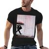 Banksy Paraplu Regenboog Blij Meisje T-shirt Anime T-shirt Anime T-shirts Oversized Grappige T-shirts Donkere Humor T-shirt