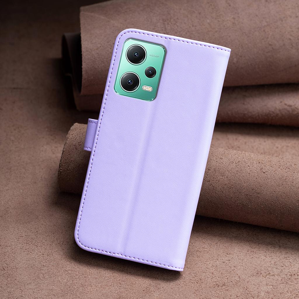 BINFEN COLOR BF17 For Xiaomi Redmi Note 12 5G (China)/(India)/(Global)/Poco X5 5G Leather Case Stand Wallet Phone Cover