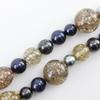 CHANEL COCO Mark Necklace multicolor metallic/Fake pearl/Rhinestone 147g Women Used