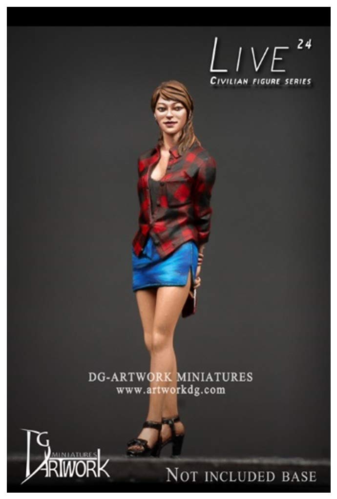 

DG Artwork Civilian Figure Series LIVE Unpainted Resin Assembly Kit DG75F011 1/24 24-0000