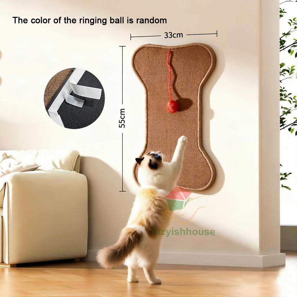 Cat Sisal Mat Furniture Wall Anti-Scratch Pad Wear-resistant Cat Scratching Board for Cat Paw Training Protect Couch and Carpets