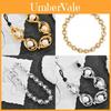 Geometric Pearl Wrap Necklace And Bracelet Set For Women Stylish Fashion Jewelry