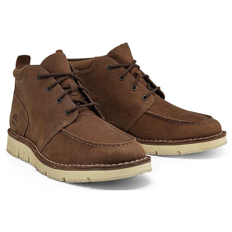 Timberland Westmore Moc Toe Chukka Wide Fit Boot 'Medium Brown Full Grain' A2GQFW