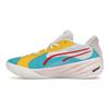 Puma All-Pro Nitro Pelé Yellow Aqua Men Sneakers Multi-Color White 379079-06
