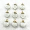 10pcs 16mm Magic Ball Transparent Glass Beads Transparent Pendant for Christmas Decoration Diy Handmade Accessories