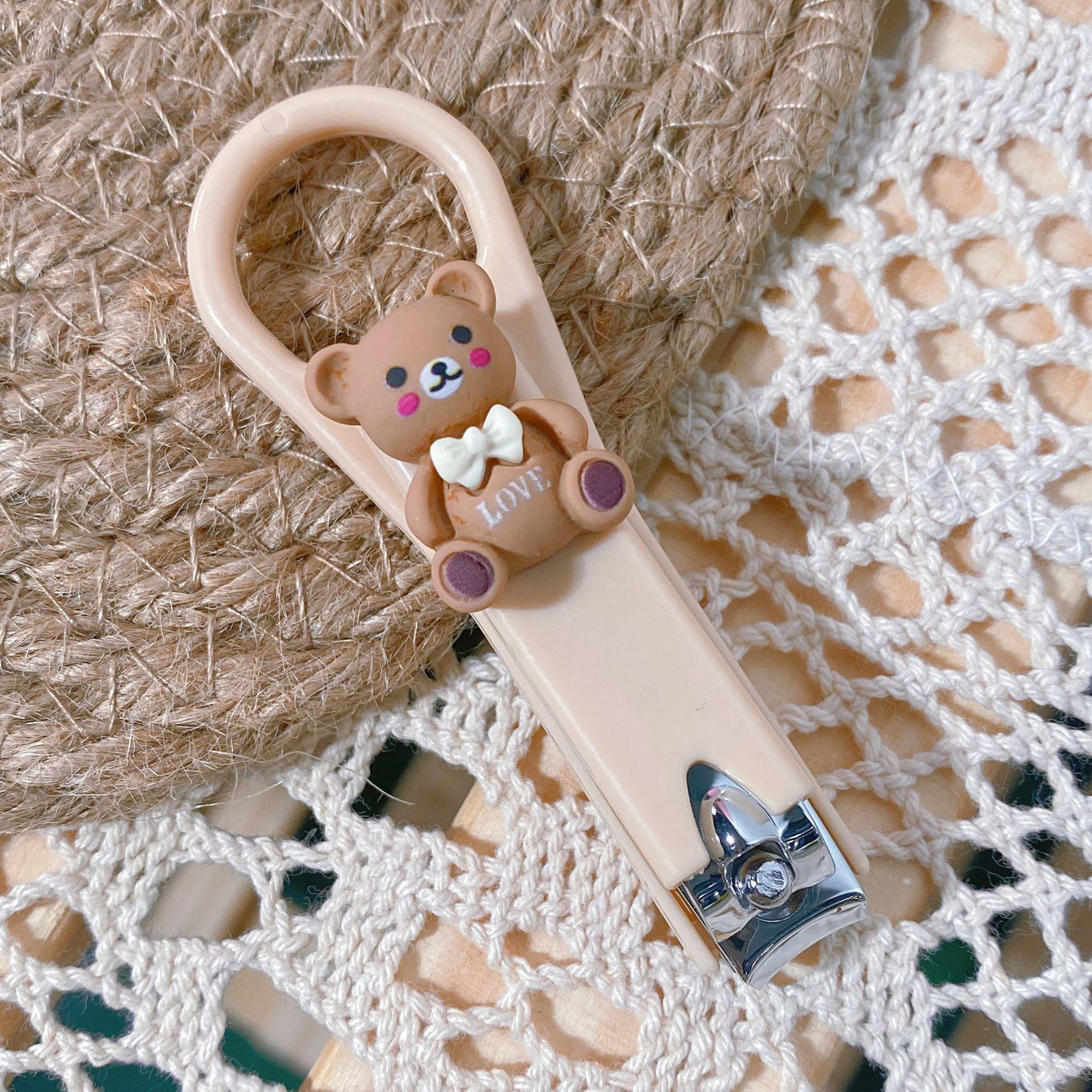 

Симпатичная мультяшная машинка для стрижки ногтей, удобная портативная студенческая домашняя машинка для стрижки ногтей, плоскогубцы для ногтей из нержавеющей стали, прибор для маникюра