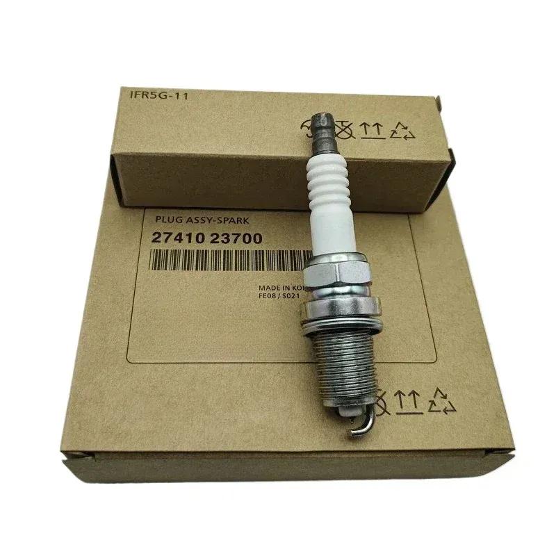 

27410-23700 IFR5G-11 Iridium Spark Plug For Hyundai Azera Tucson Santa Fe Coupe Elantra Sonata ix55 XG Kia Borrage Auto Parts 4Pcs