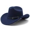 Stylish and Light One-word Top Curved-brimmed Cowboy Hat for Men and Women Couples Outdoor Travel Mountaineering Hat Versatile British Jazz Hat
