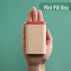Compact 7-Day Refillable Pill Box with Travel-Friendly Organizer Compartments
