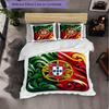 Portugal 3 Piece Bedding Set Soft Duvet Cover Set with Pillowcases Printed Bedroom Decor Set for Home