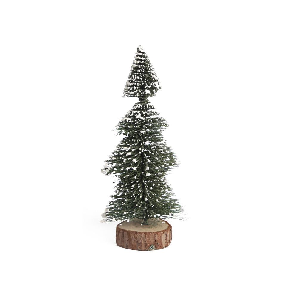 Small Christmas Silk Cedar Green Artificial Xmas Pine Tree  Party Favors