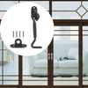Heavy Sliding Door Latch Stainless Steel Hook Eye Latch Accessory Barn Door Lock  Screen Doors