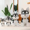 Cute Husky Plush Toys Stuffed Children Funny Pet Cartoon Souvenir Dolls Gifts