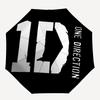 Parapluie Pliant Automatique Mignon Coupe-Vent One Direction avec Cadre Robuste en Fer, Parapluie de Voyage Compact Portable Utilisation Toutes Saisons Fêtes 0807058