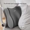 Memory Foam Lumbar Support Pillow for Office Chair: Ergonomic Cushion for Long Sitting and Back/Waist Protection