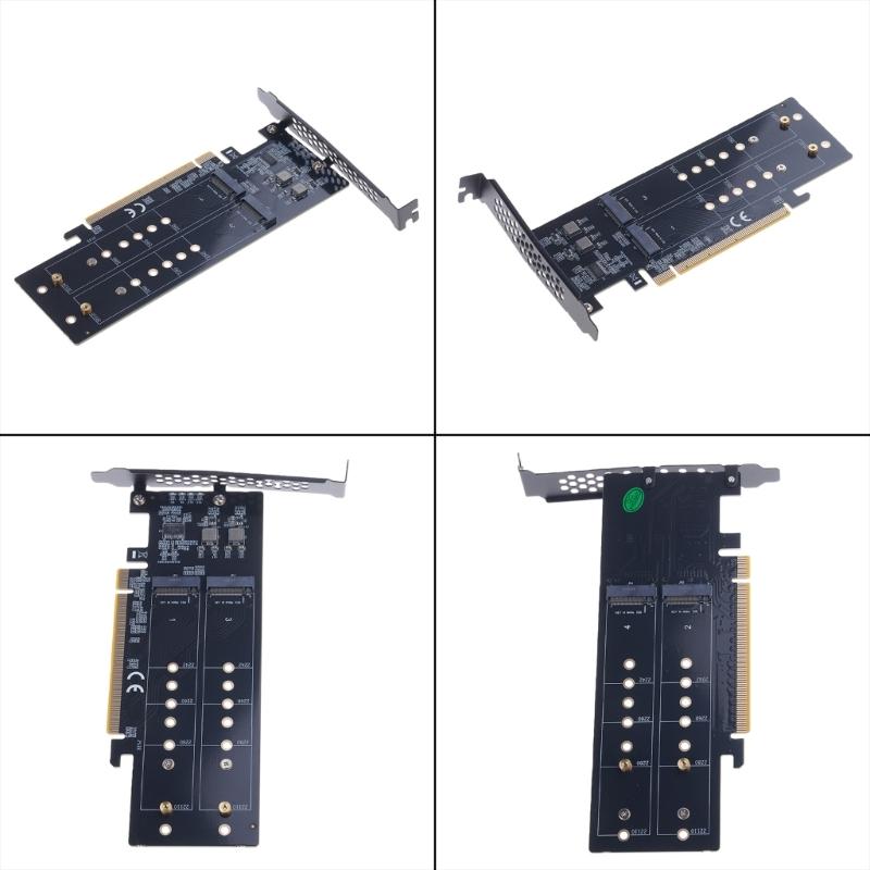 Advanced PCIE4.0 X16 Adapter Offering 64Gbps Speed for Storage Expansion NVMe Drive Support Easy Installation