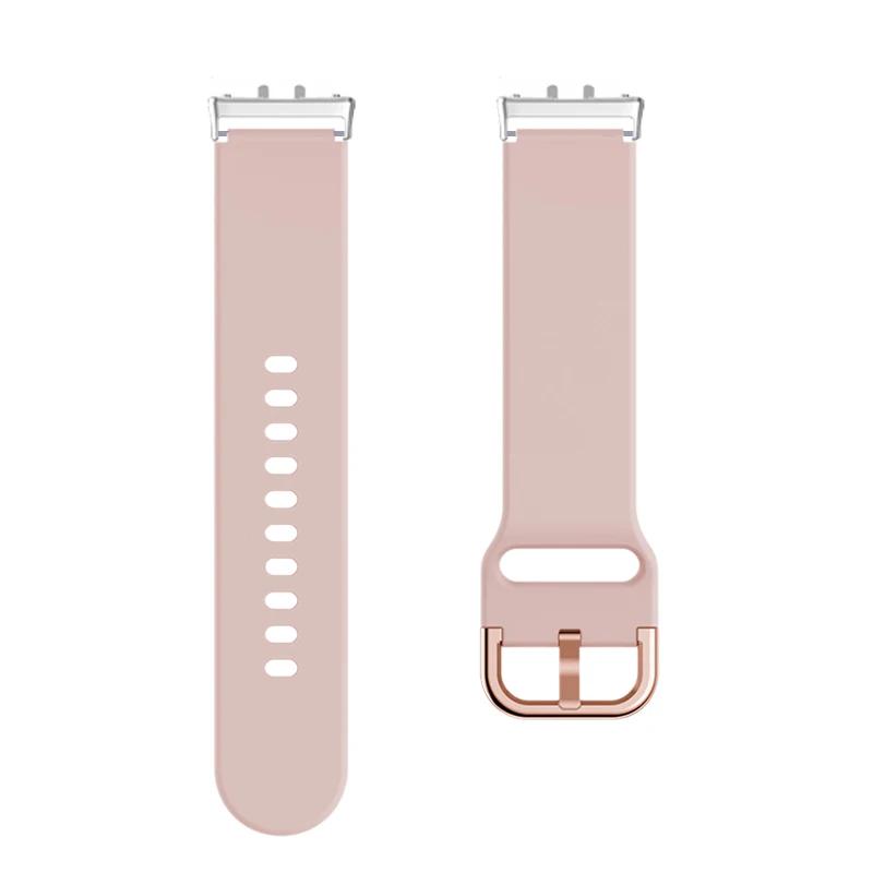 Skin-Friendly Band Fit for Samsung Galaxy Watch Fit 3 Soft Silicone Colorful Buckle Strap for Samsung Galaxy Watch Fit 3