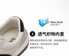 Cowhide/split Leather Classic Stripes Versatile Casual Board Shoes Comfortable Training Shoes Sports Shoes