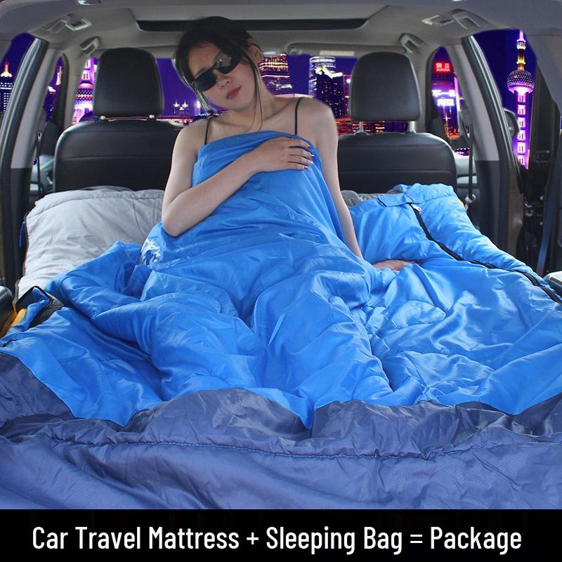 SUV Car Travel Inflatable Mattress & Sleeping Bag Combo