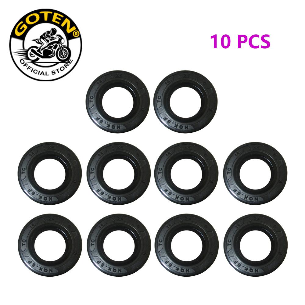Goten Oil Seal 14x24x6mm Black For Honda GL1100 VF750C VF1100C ATC250R VF1000R VF1100S VT500C VF700C #91202-444-023 91202-444-01